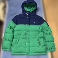 Polo Ralph Lauren ダウンジャケット グリーン ネイビー