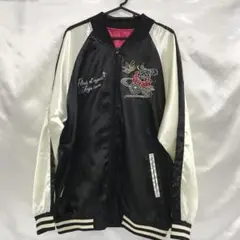 伊波杏樹 スカジャン ホワイト×ブラック Lサイズ