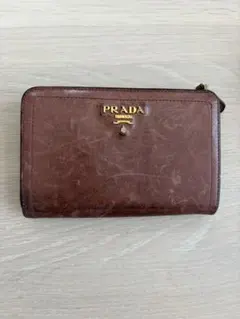 PRADA プラダ くすみピンク財布