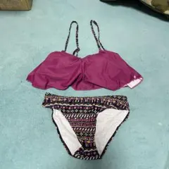 エスニックビキニ　パープルＬ