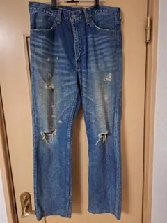 Levi's 519 ダメージ加工 デニムパンツ
