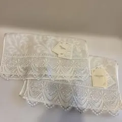 新品　近沢レース♡フェイスタオル&ゲストタオル　豪華なレース2枚
