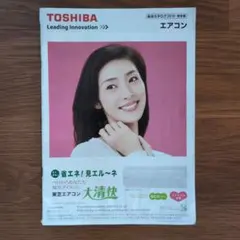 東芝エアコン2010年秋冬版カタログ　天海祐希