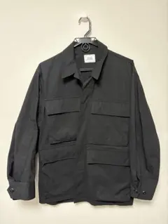 UNITED ARROWS & SONSブラックミリタリージャケットのサムネイル