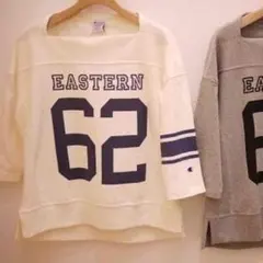 チャンピオン７分丈フットボールTシャツ