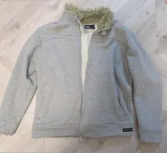 gym master ボアジャケット Lサイズ グレー