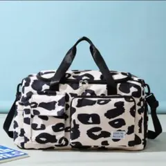 【新品】アニマル柄 ボストンバッグ 旅行用バッグ3way レオパード ヒョウ柄のサムネイル