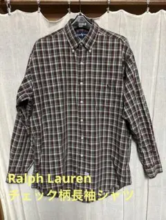 ラルフローレン　 Ralph Laurenチェック柄 ボタンダウンシャツ　Ｍ