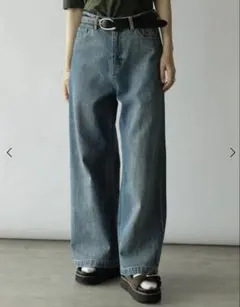 新品　RADIATE ラディエイト　バックボタンデザインデニムパンツ