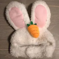 猫用小物　ウサギ　被り物