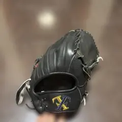 早川グローブ」スペシャルオーダー 型良好 軟式野球グローブ ブラック