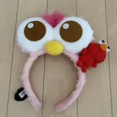 USJ エルモ付き　ピンクカチューシャ