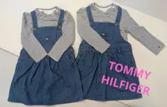 トミーフィルフィガー　デニムサロペットワンピース2着セット 95cm　２セット