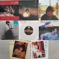 80's 男性シンガーEPレコード8枚セット