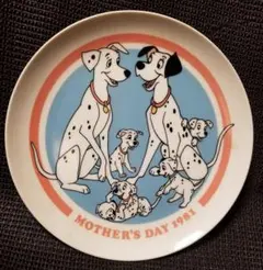 Schmid 飾り皿/101匹わんちゃん母の日1981
