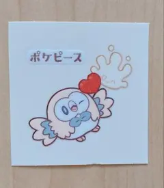 ポケモンパンシール　デコキャラシール　ポケピース モクロー　マホミル