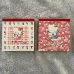 ハローキティ メモ帳 2冊セット　平成レトロ