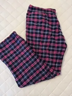 <◎売り切り希望◎ 専用>UNIQLO L ネルパン ピンクxネイビーチェック