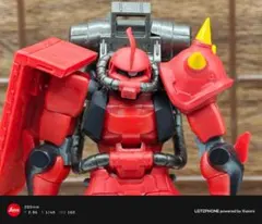 ガンダムコンバージ塗装　ジークアクス版ジョニー専用ザク ガンダムコンバージ塗装 ジークアクス版ジョニーライデン専用ザク