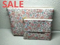 ハンドメイドポーチとポケットティッシュポーチ2点セット