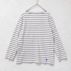 オーシバル フランス製 ボーダー ボートネック カットソー L相当 プルオーバーのサムネイル