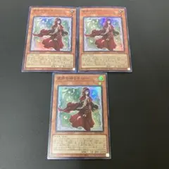 【匿名発送】遊戯王　粛声の祈り手ロー　スーパー３枚