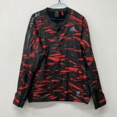 adidas 5APSFT ピステ　裏起毛　赤　スポーツ　ナ1