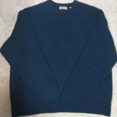 tk. ダークブルー ニットセーター M