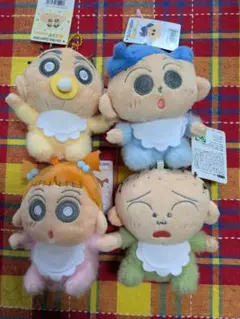 クレヨンしんちゃん ベビーマスコット 4体セット