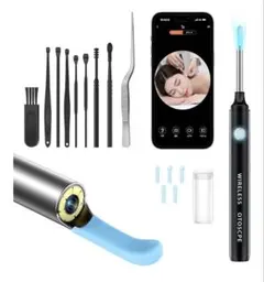 Wireless Otoscope 2000W解像度耳かきカメラ