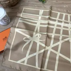 HERMES ガヴロッシュ ブリッド ドゥ ガラ タータン スカーフ カレ42