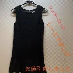 レースワンピース　黒色のサムネイル
