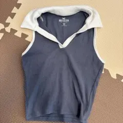 Hollister 襟付きノースリーブ ポロタンクトップ XSのサムネイル