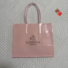GODIVA ピンク ショップ袋 紙袋のサムネイル