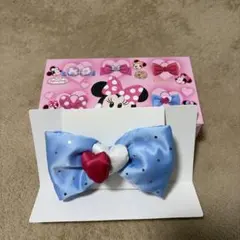 新品 東京ディズニーシー ミニー リボンヘアゴム ブルー