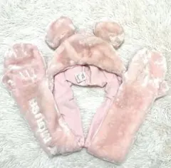 ディズニー　帽子マフラー四点セット　レア　美品 2025年最新】ディズニーファンキャップマフラーの人気アイテム - メルカリ