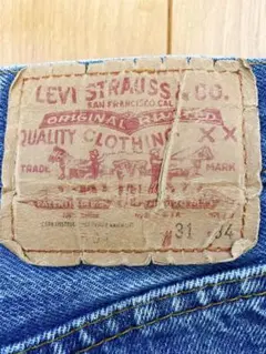 80s LEVI'S 501 USA製 W31L34 変革期　オールドモデル