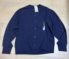 新品　UNIQLO UVカットカーディガン　ネイビー Sサイズ