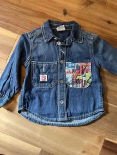 JUNKSTOR デニムシャツ　ビンテージ　長袖　アウター　90