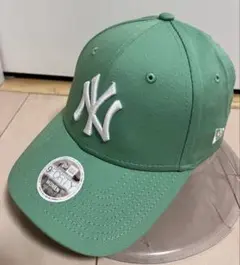 未使用品】New Era 9FORTY NY ミントグリーン/ピンク キャップ - メルカリ