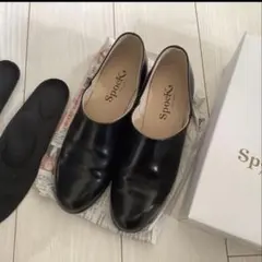 HARUTA ブラック スポックシューズ 25.5cm