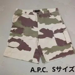 A.P.C. 迷彩柄 カーゴショートパンツ メンズ Sのサムネイル