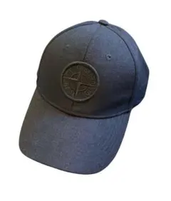 STONE ISLAND ブラックナイロンキャップ - メルカリ