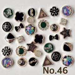 カボション デコパーツ プラパーツ アソート No.46