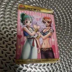 ドラゴンボール ワンピース ウエハース 40周年 ブルマ ナミ - メルカリ