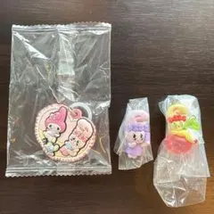 お値下げ中！エスターバニー マイメロ カプセルトイ 3点まとめ めじるしチャーム