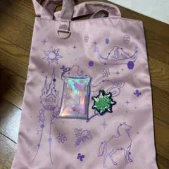 ディズニー　一番くじ　ラプンツェル　トートバッグ　パスカル