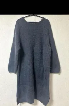 【値下げ】ADIEU TRISTESSE アデュートリステス モヘヤ混ワンピースのサムネイル