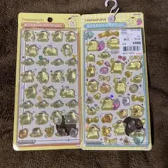 ポムポムプリン　ボンボンドロップシール　サンリオ　シール　サンスター