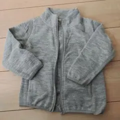 フリースジャケット 110cm グレー
